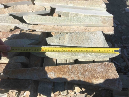 Горбушка златолит золотистый для облицовки купить в Махачкале