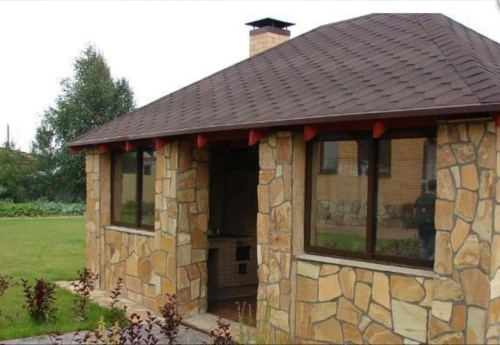 Плитняк златолит жёлтый для фасада 1,5-3 см купить в Махачкале