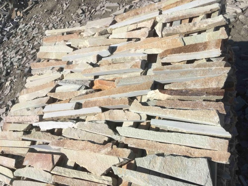 Горбушка златолит золотистый для облицовки купить в Махачкале