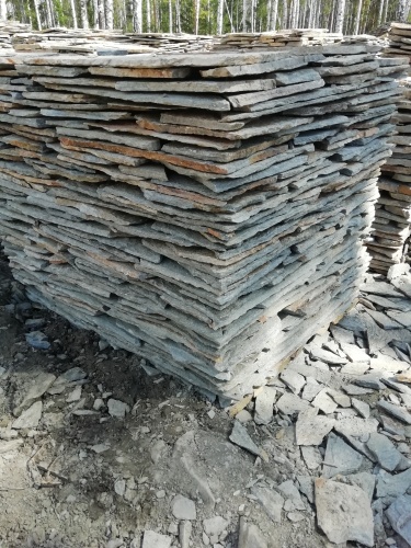 Плитняк златолит Уральский для цоколя, отмостки купить в Махачкале